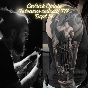 Cedrick Opiate Caen . Collectif Tatoueur TTF " Tatoueurs et tatouages de France"