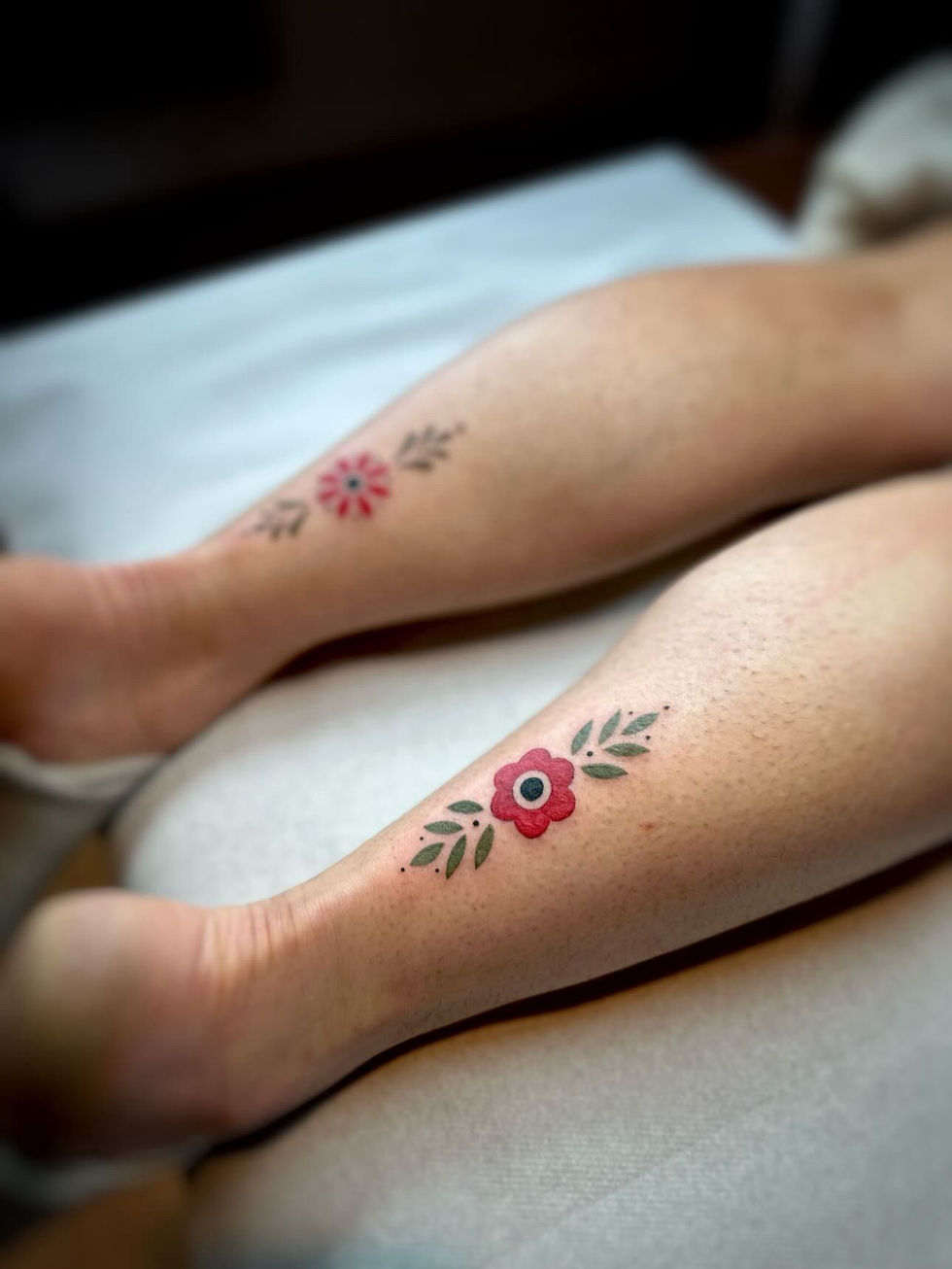 tatouage mollet