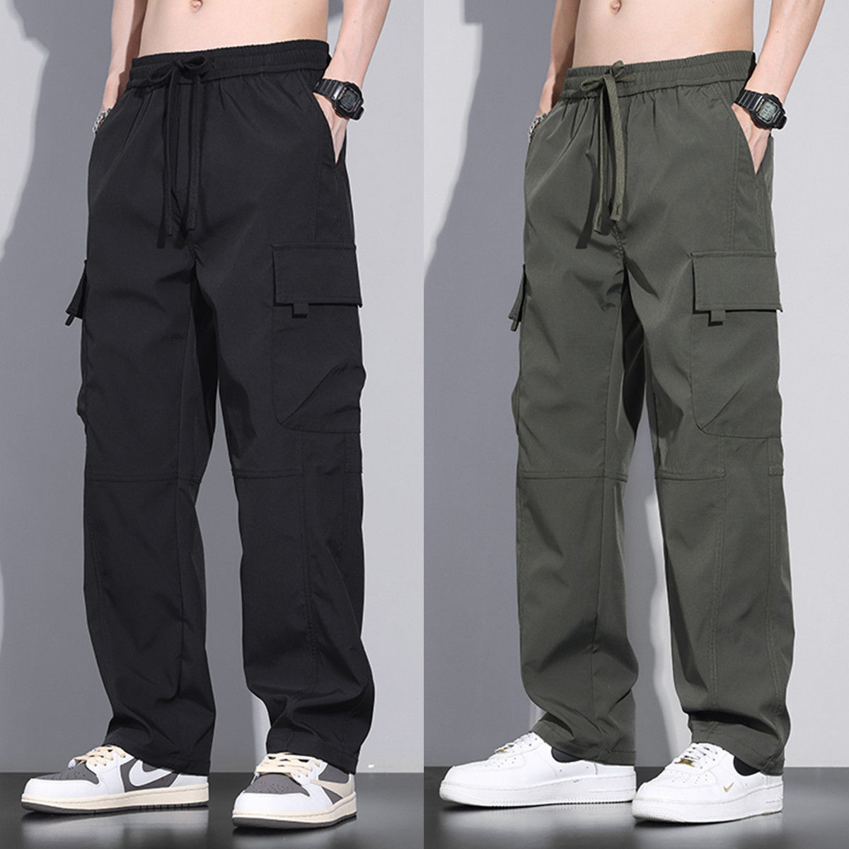 Men's Casual Cargo Trousers
