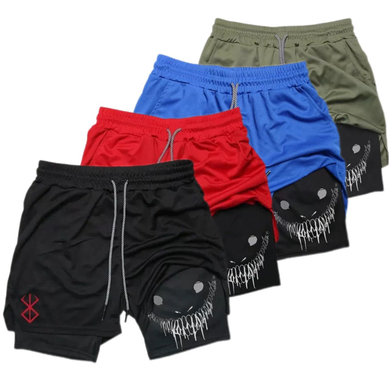 Mens Quick-Dry Athletic Training Shorts