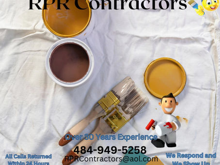 A few good reasons why you should hire RPR Contractors to paint your house. (Painting Pottstown, Phoenixville and the greater Chester Springs Pennsylvania area.  )