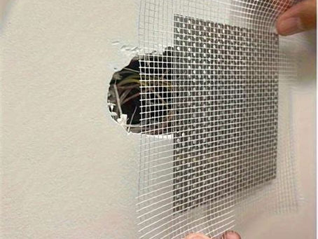 DIY....Effortless Drywall Repair Using Aluminum Patches.