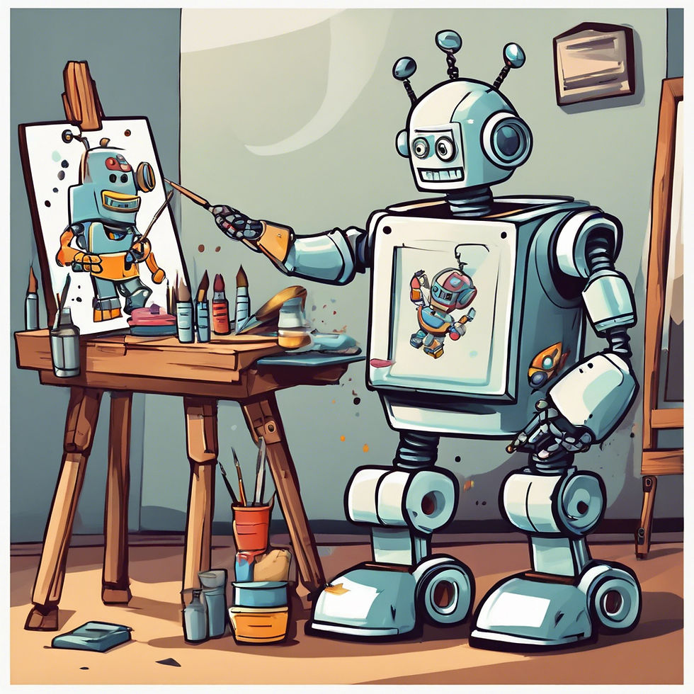 Eye-level view of eco-friendly paint containers