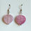 Thumbnail: Pink Quartz Pear Shaped Earrings (D)