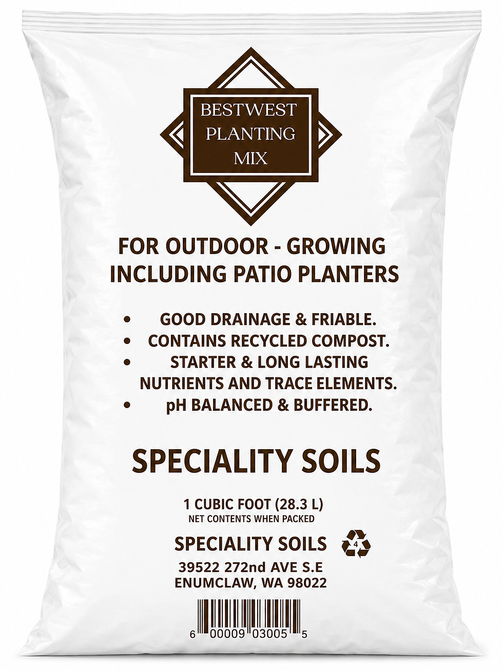 BestWest Planting Soil Bag