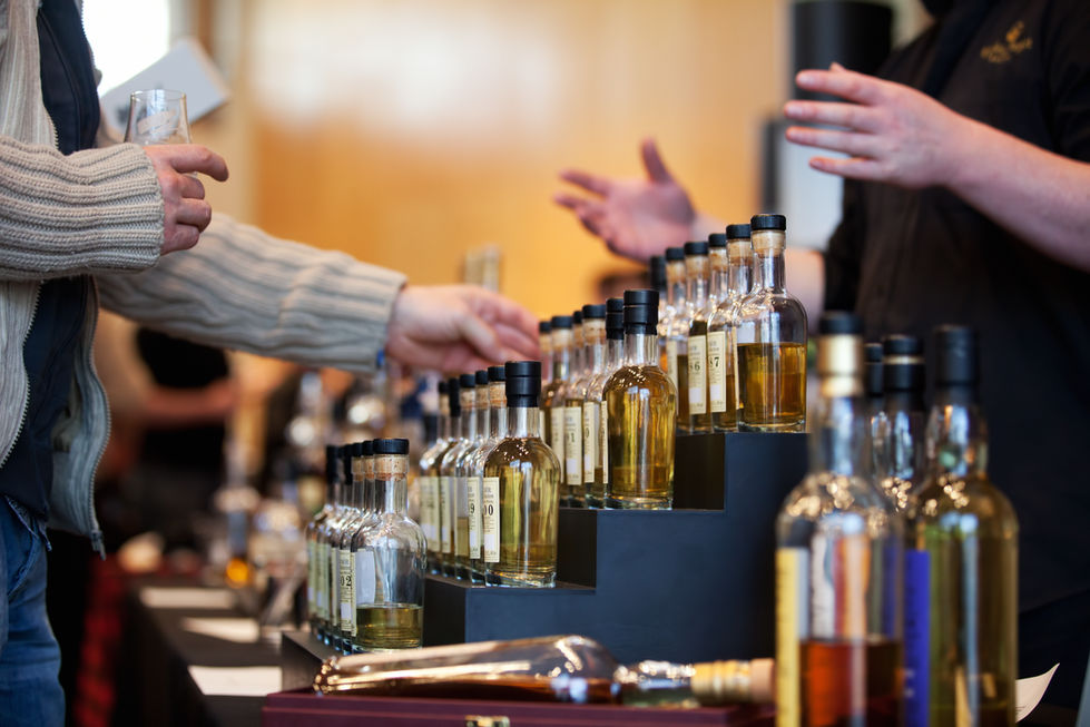 Whisky-Verkostungsveranstaltung