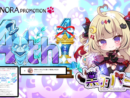 【黒羽 ハニ】@kurobane_hanni がカレンダーイベント4位に入賞させて頂きましたっ♪