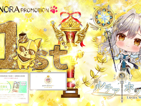 【ルチア・ホワイト】物理白魔導士 @LuciaWhiteNora が背景フェスタイベントグループ②にて1位で入賞させて頂きましたっ♪