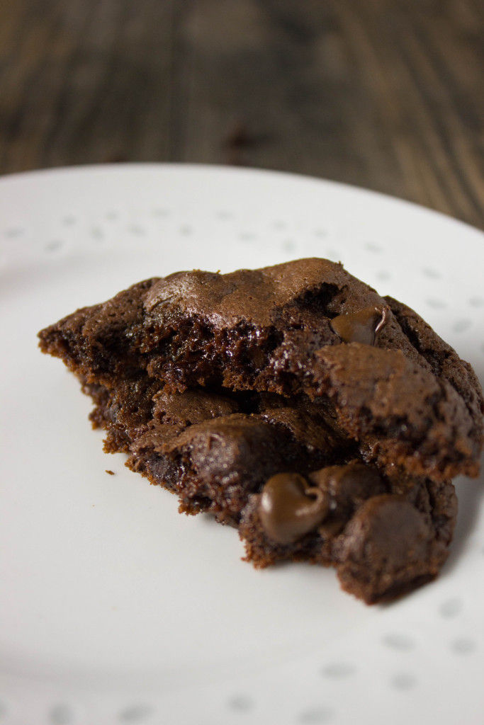 These soft and decadent cookies are #chocolatefordays and are super easy to whip up using a boxed cake mix!
