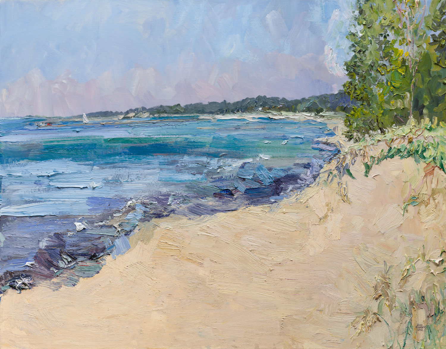 Early Autumn at Oval Beach (2021)