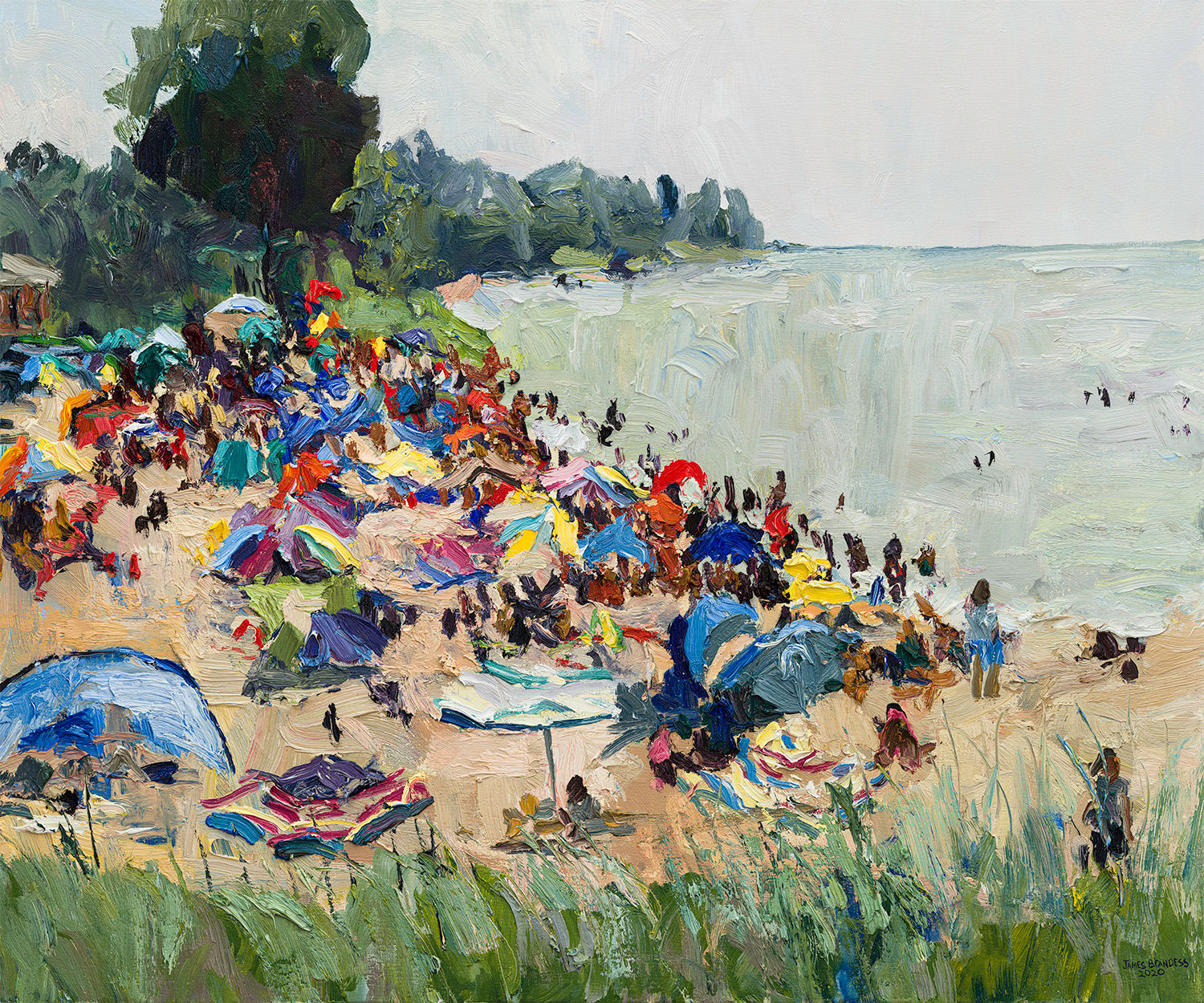 Oval Beach Umbrellas, Saugatuck (2020)