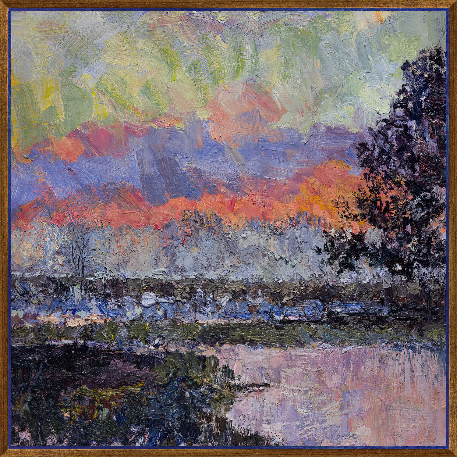 Morning Mist on the Bayou (2022) Giclée on Canvas