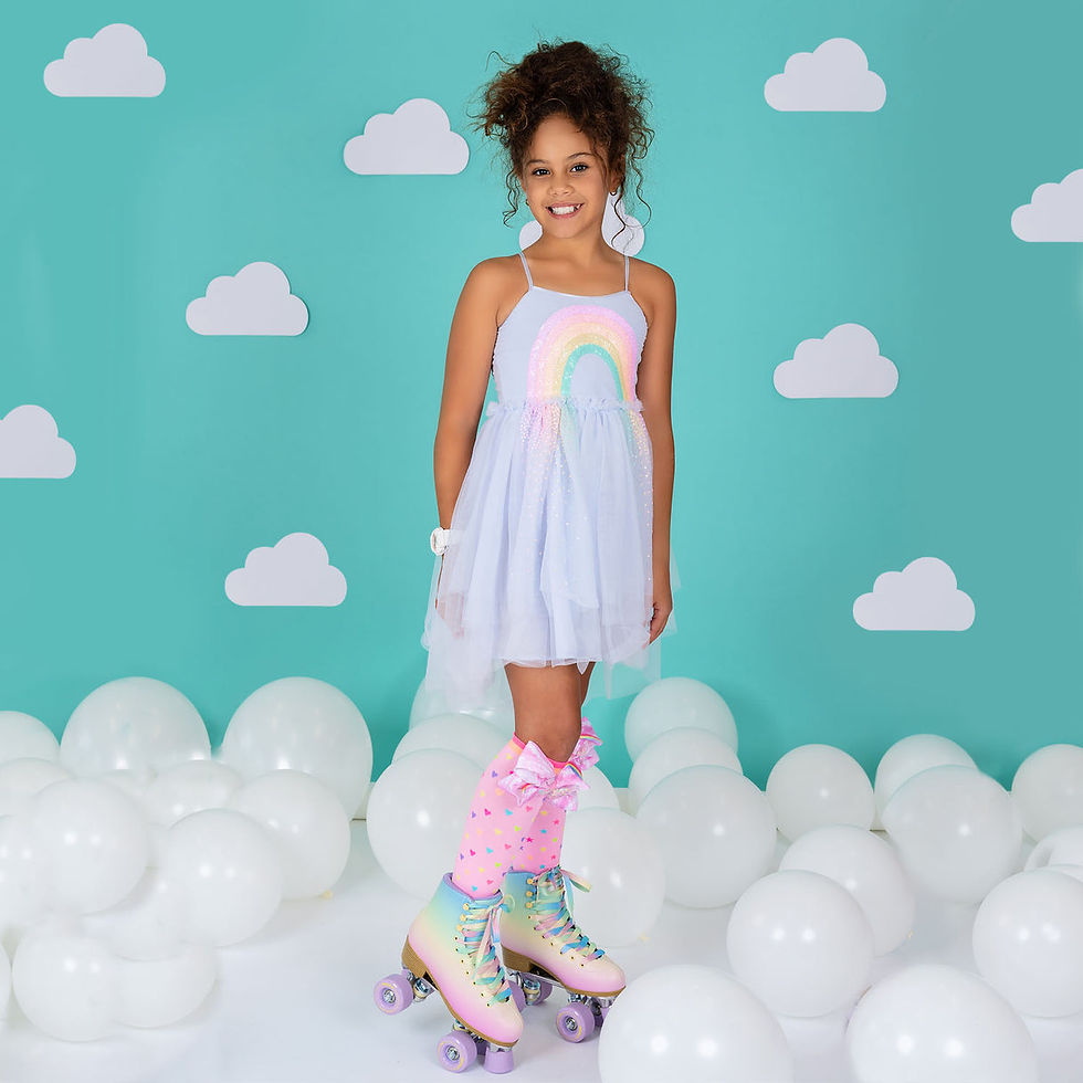 Thumbnail: MADMIA Sprinkle Bow Socks