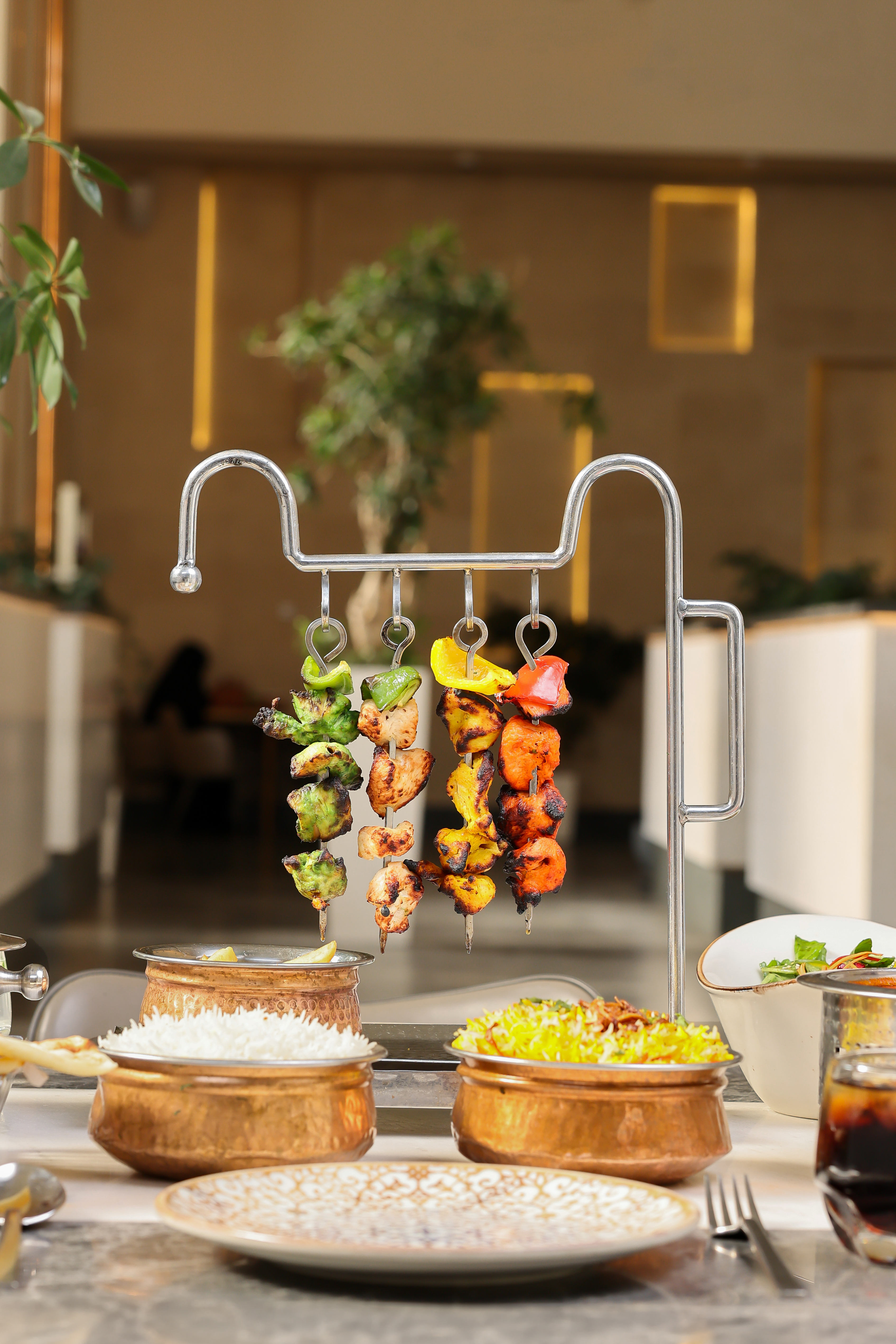 Arranged Food and Objects