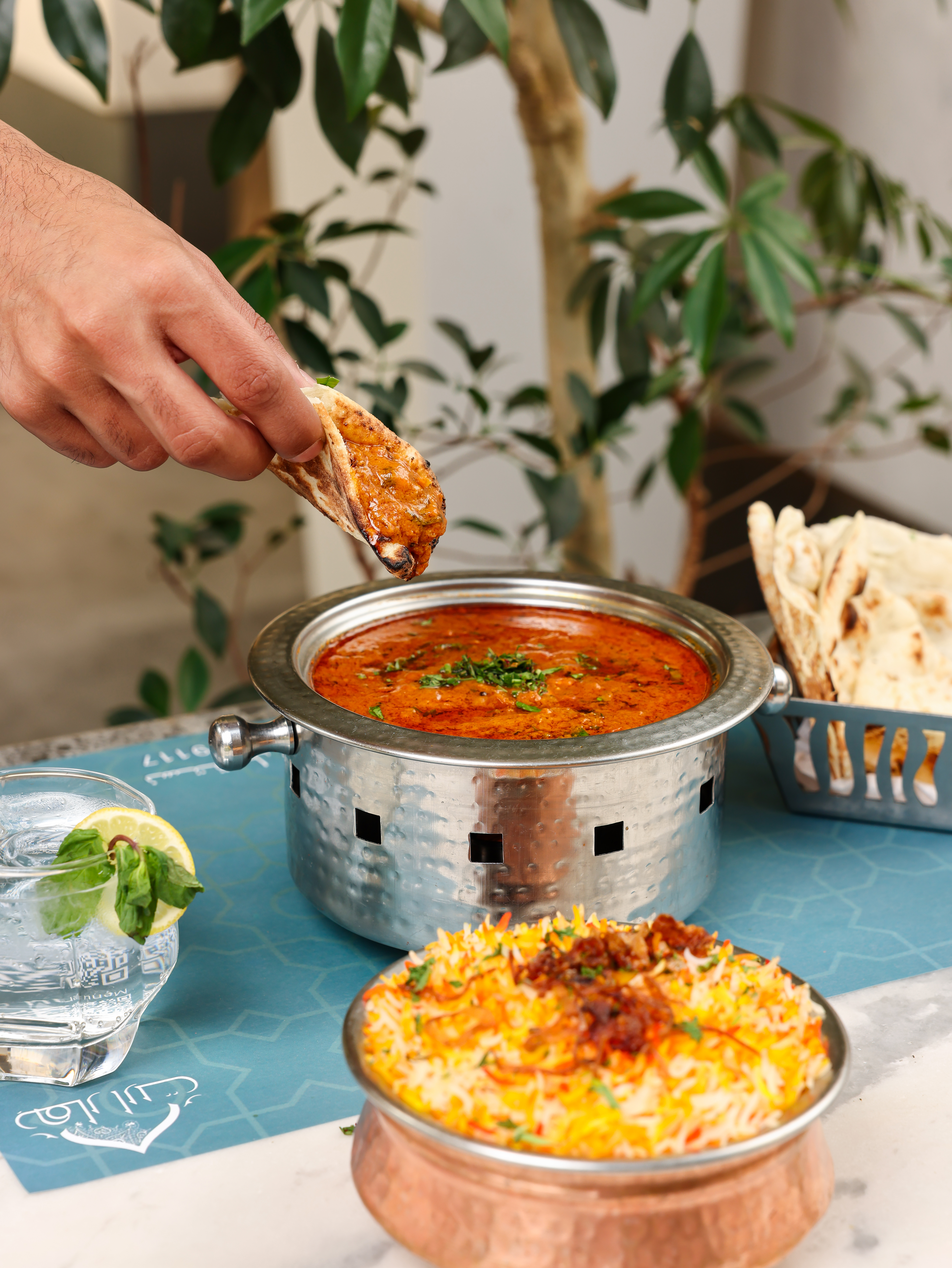 Arranged Food and Objects