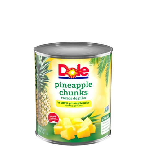DOLE PINEAPPLE CHUNKS CAN NUTRITION visual data 3