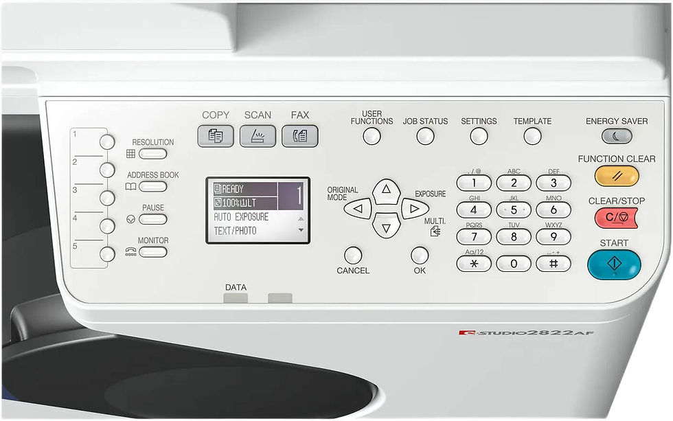 Thumbnail: Toshiba E-STUDIO2822AF Multifunction Printer, 28PPM/14PPM Print & Copy Speed, 2400x600 DPI Resolution, Reversing Automatic Do