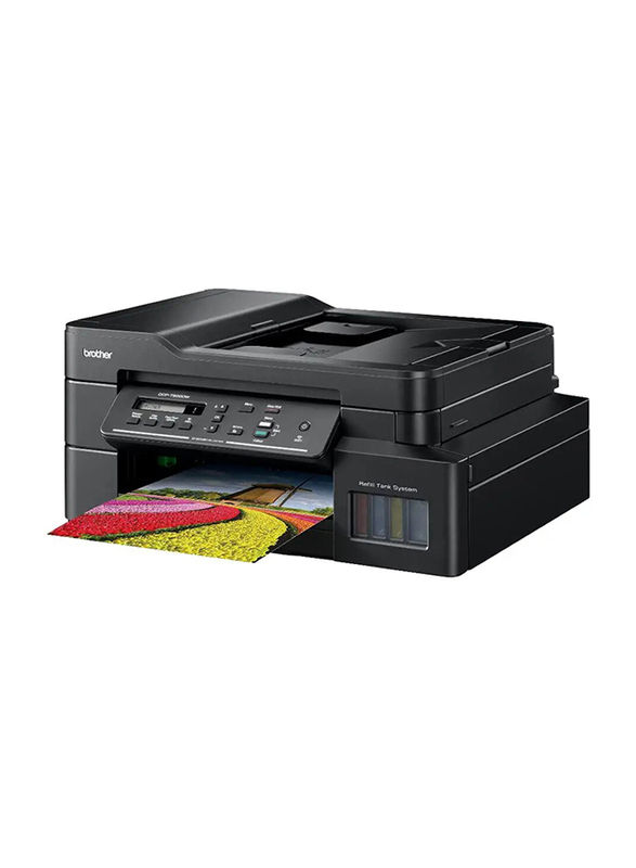 Thumbnail: Brother Ink Tank DCP-T820DW Wireless & Duplex All-in-One Printer, Black