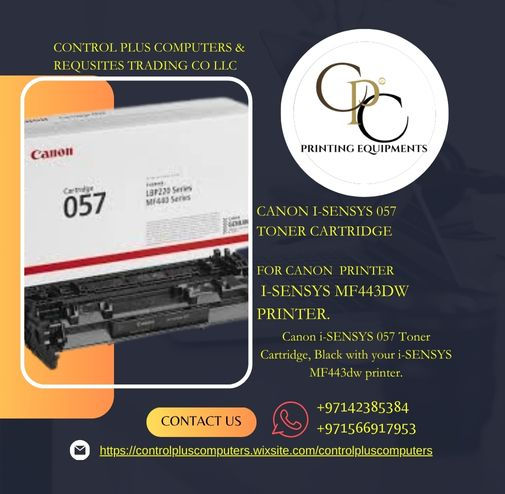 Canon i-SENSYS 057 Toner Cartridge, Black