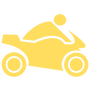 Черно-желтый логотип с иконкой автобуса