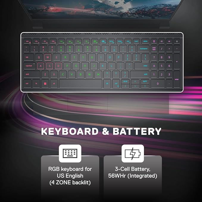 Thumbnail: Dell [Smartchoice G15-5530 Gaming Laptop, Intel Core i5-13450HX, 16GB DDR5, 1TB