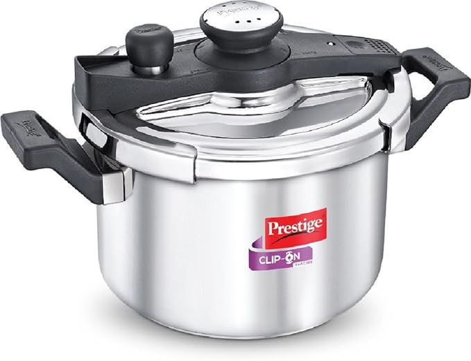 Prestige 5L-Handi Clip-on Svachh Stainless Steel Outer Lid Pressure Cooker