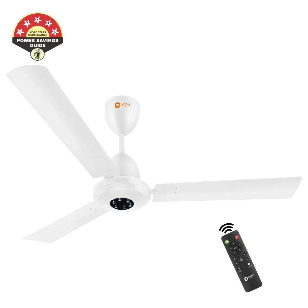 Orient Electric I Falcon 5 Star 1200 mm BLDC Motor with Remote Ceiling Fan