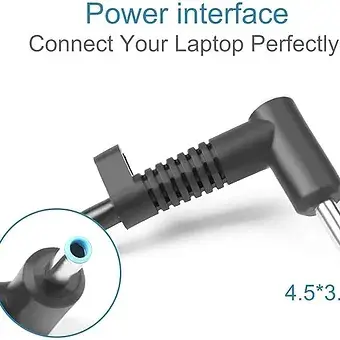Thumbnail: HP Original (Y5Y43AA) 65W 4.5mm Non-EM Laptop AHP 65W AC Laptops ChargeC Adapter