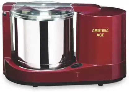 Amirthaa ACE 1.25 L Table Top Wet Grinder  (Maroon)