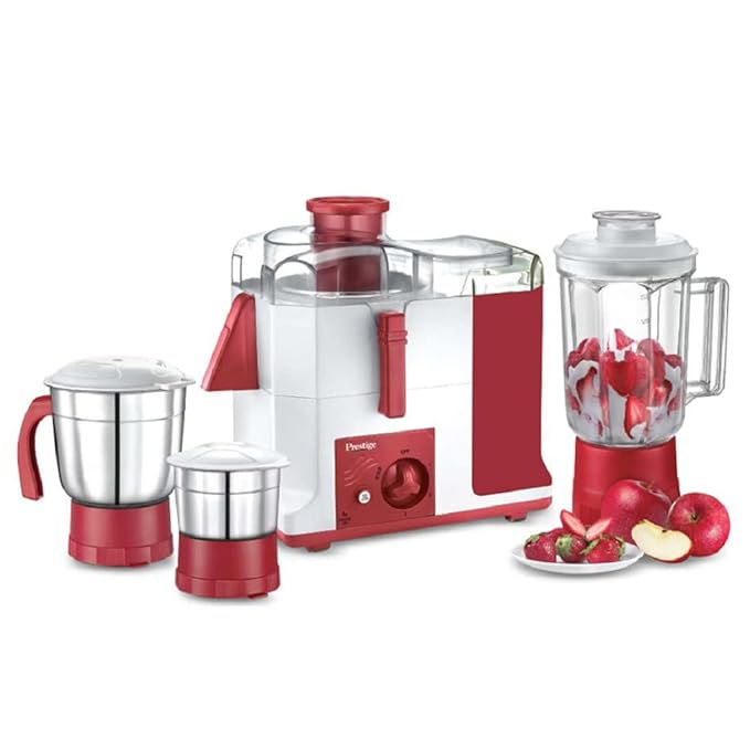 Prestige Platina JMG 550 W with 3 Jars Juicer Mixer Grinder