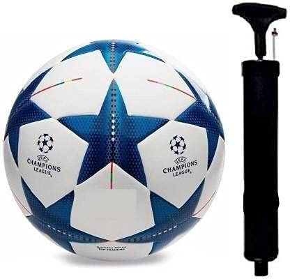 PRISAMX Sports New Attractive & Classy Blue Star Football with Air Pump