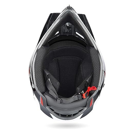 Thumbnail: Yamaha YR8 Polycarbonate Full Face Helmet (Red, Size L)
