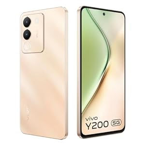 Vivo Y200 5G with 8GB RAM, 256GB Storage (Desert Gold & Jungle Green)