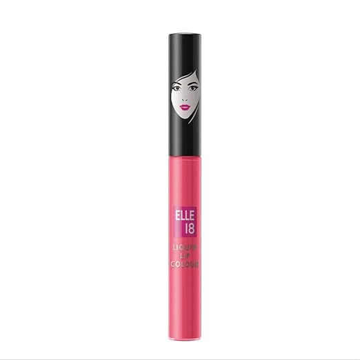 LAKMÉ Elle18 Liquid Lip Color Peppy Coral 5.6Ml, Matte Finish