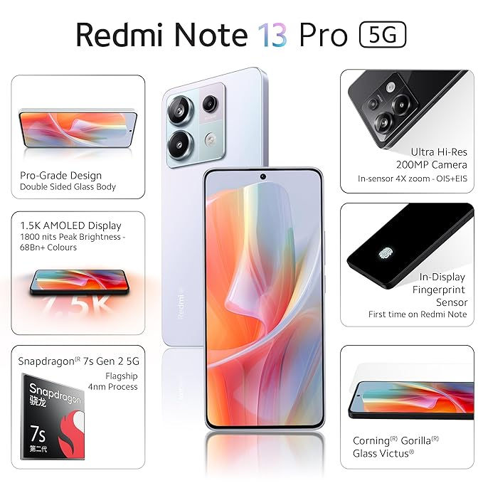 Thumbnail: Redmi Note 13 Pro 5G 8GB 256GB Coral Purple