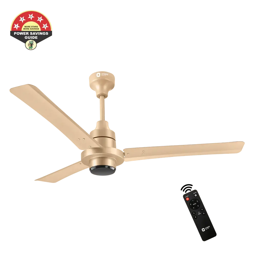 Orient Electric EcoTech Supreme 1200mm Energy Efficient BLDC Ceiling Fan Remote