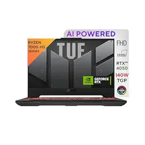 ASUS TUF Gaming A15 (2023) 90WHr Battery, AMD Ryzen 7 7735HS AI Powered, 15.6"