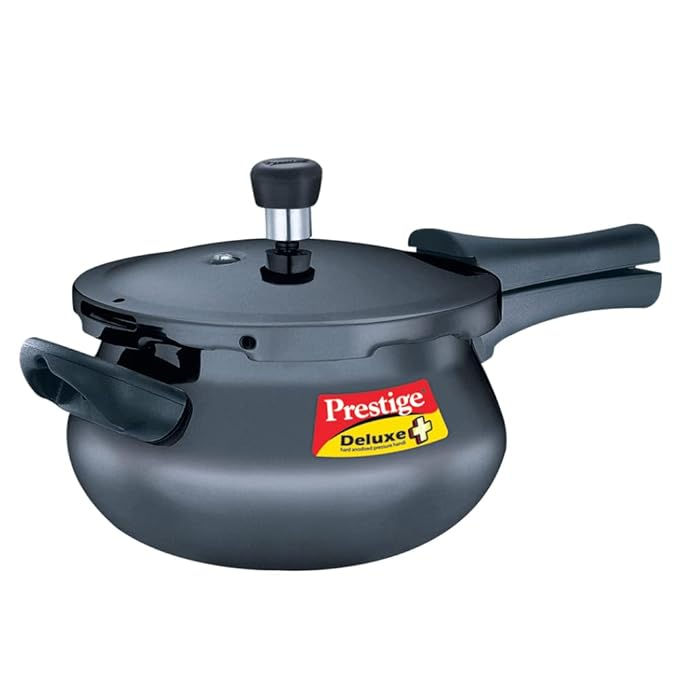Prestige 5L Deluxe Plus Hard Anodized Aluminium Junior Handi Pressure Cooker