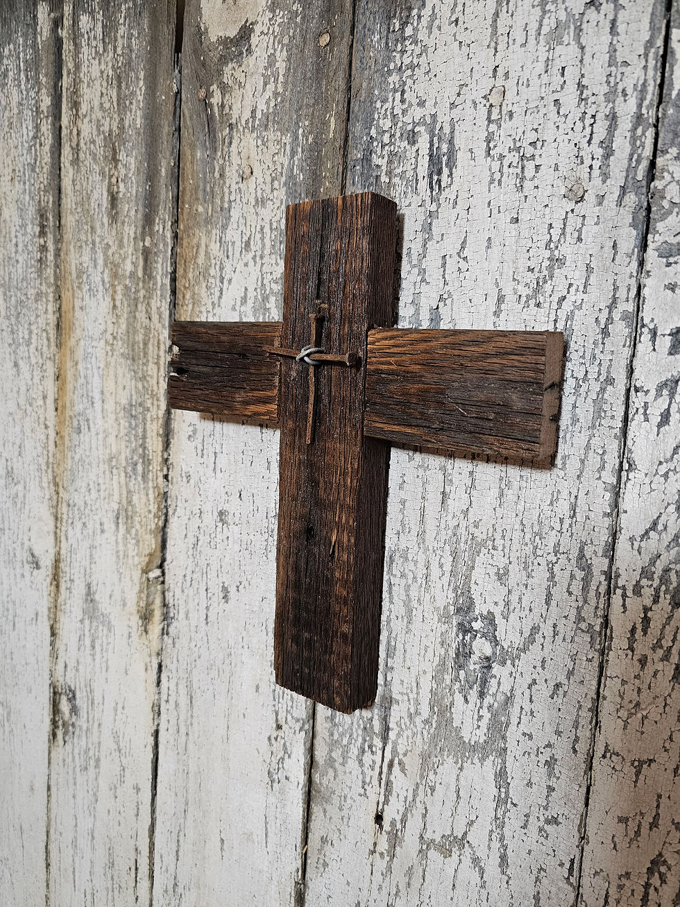 Thumbnail: Small barnwood cross