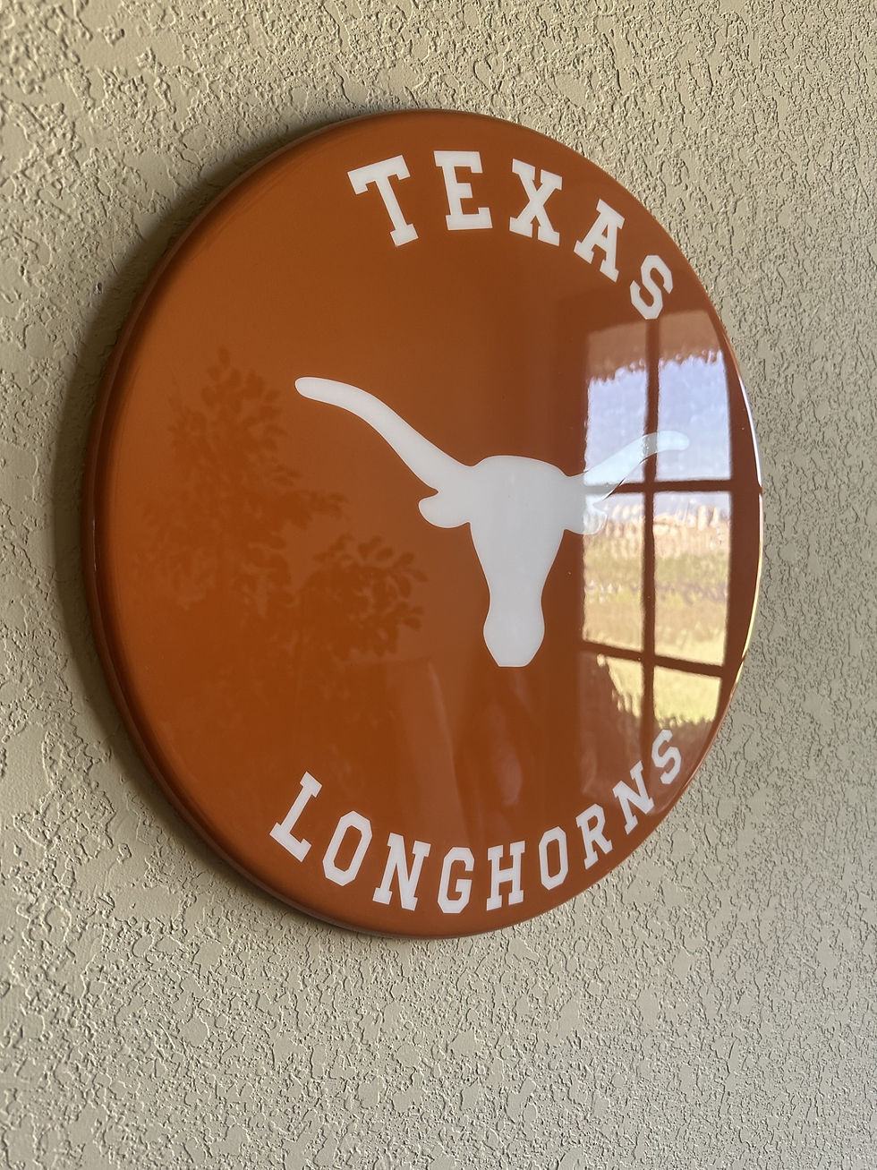 Thumbnail: Custom Ordered Longhorn Plaque SOLD