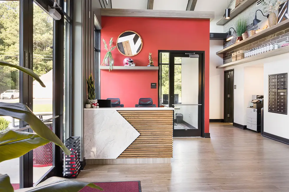 Welcoming Reception Area