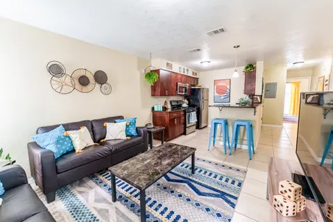 Fully Furnished Living Room - Student Housing in Tampa, FL
