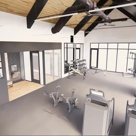 State-of-the-art fitness center