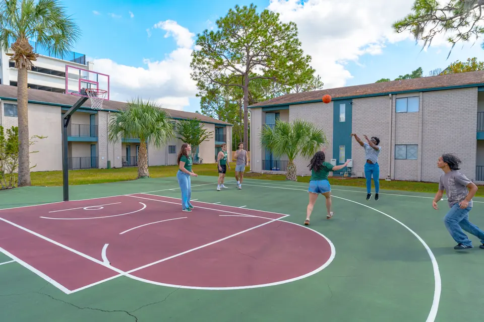 Shoot Hoops at our Basketball Court!