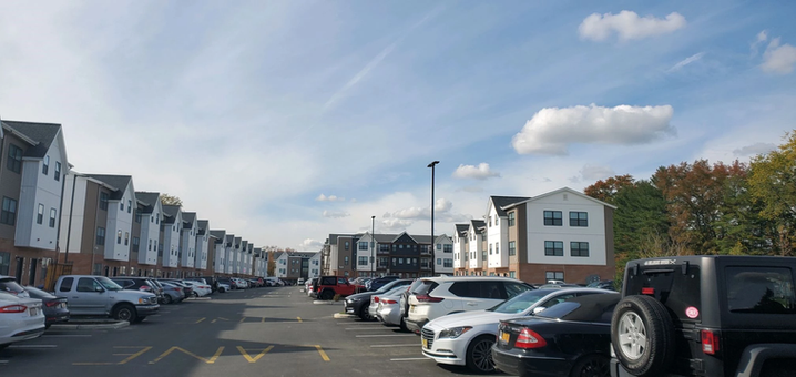 Rail Yard Exterior with Parking Lot