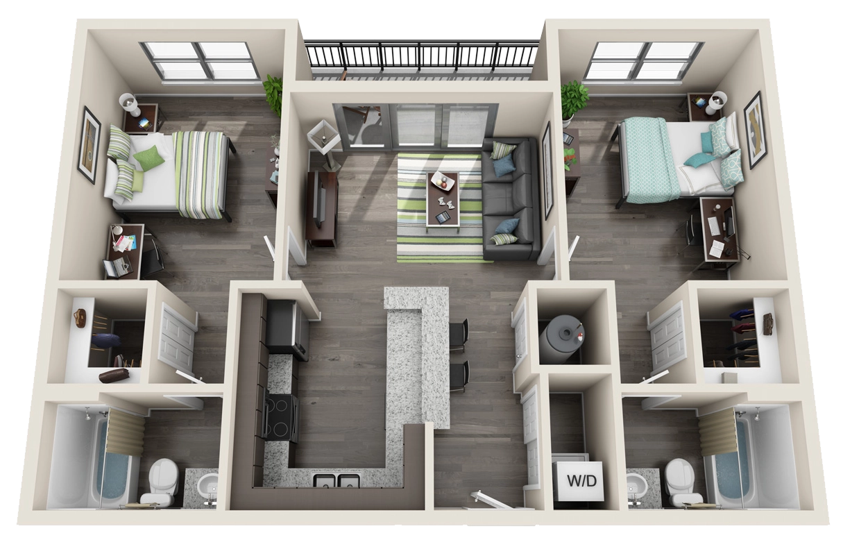 The Graduate XL Floorplan
