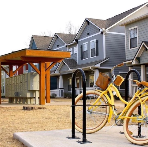 Secure Outdoor Mailboxes and Bike Racks