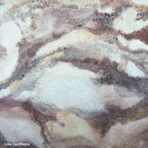 LA GRUTA DE LOS DESEOS. Cuadro con texturas. 90x90 cm. 