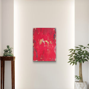 MULADHARA. Cuadro abstracto con texturas. 65x46 cm.