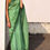 Thumbnail: Minimal Cotton Saree (Pista)